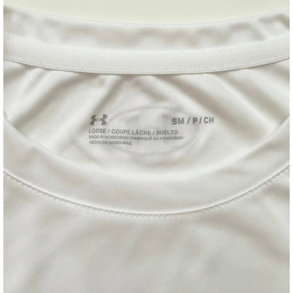 Under Armour Loose White T-Shirt - Picture 3 of 5